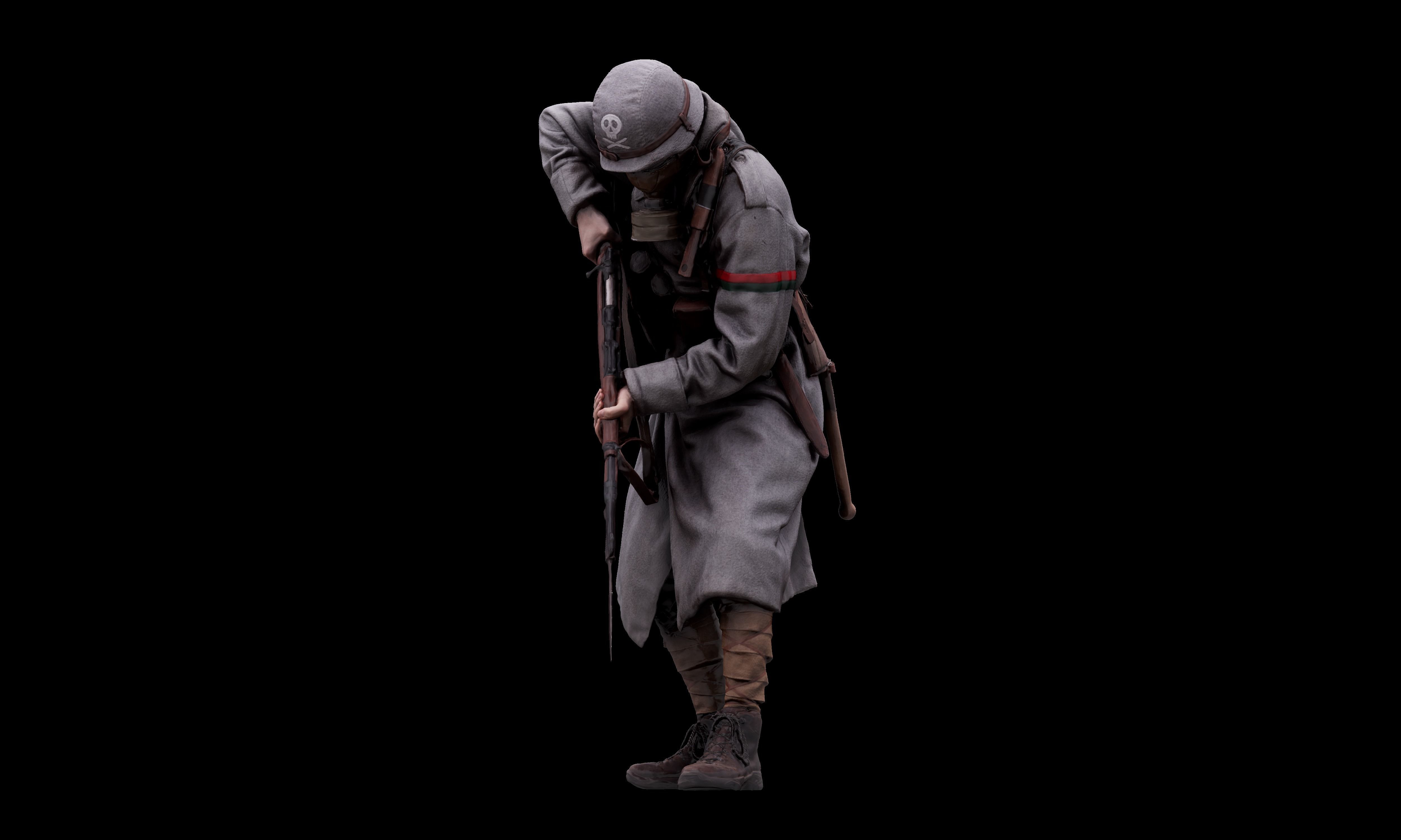 3D Body Scan - Army Stormtrooper Bayonette 3D model_5