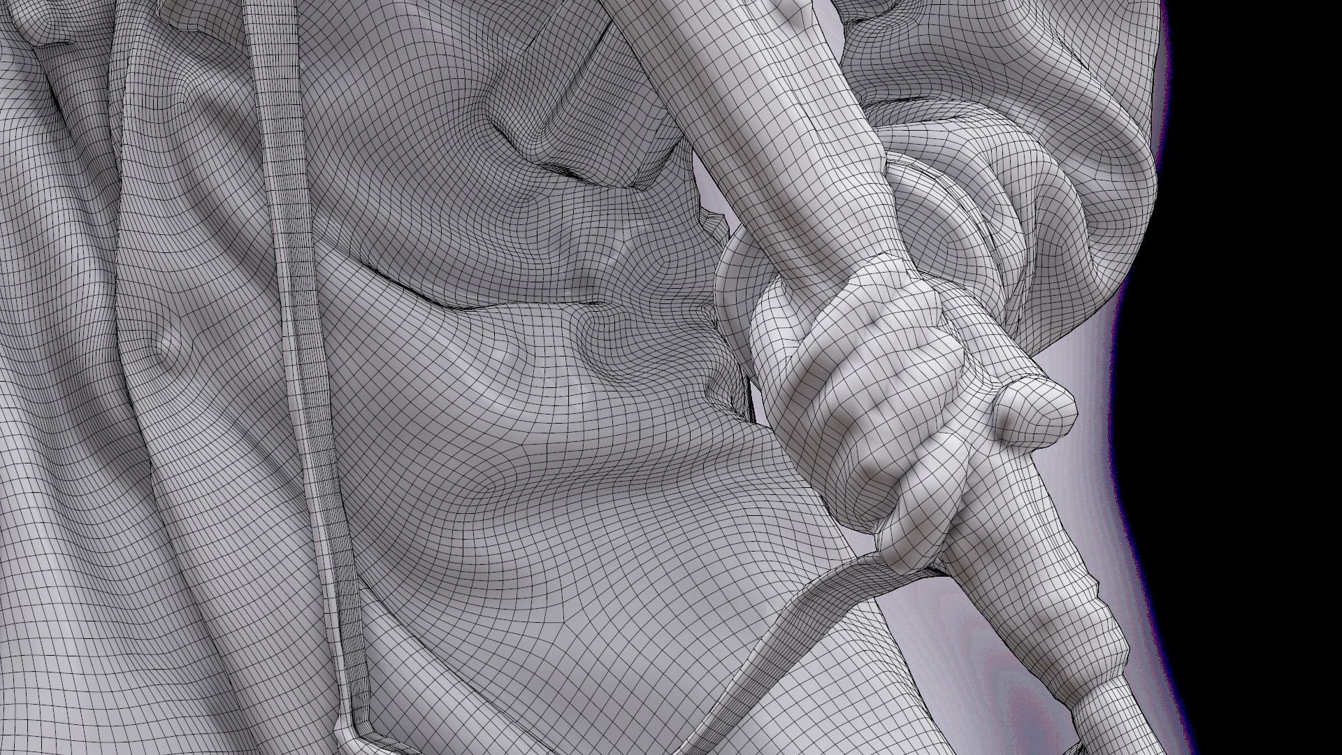 3D Body Scan - Army Stormtrooper Bayonette 3D model_15