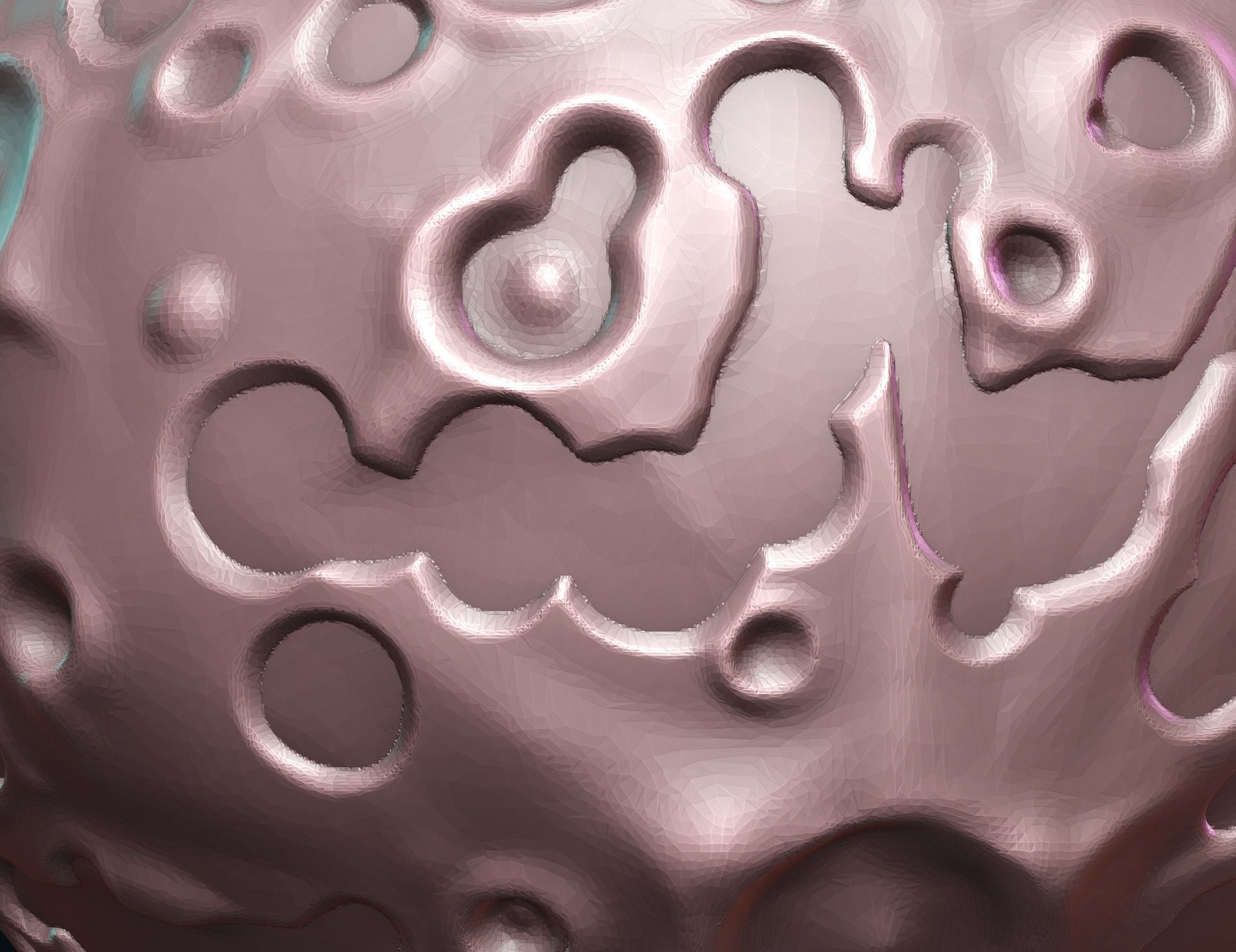 Moon Hollow and Solid 3D print model_10