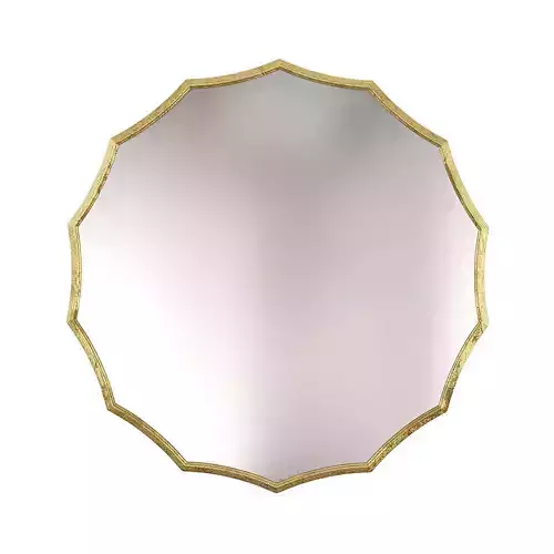 French Bedroom Sweet Dreams Golden Wall Mirror