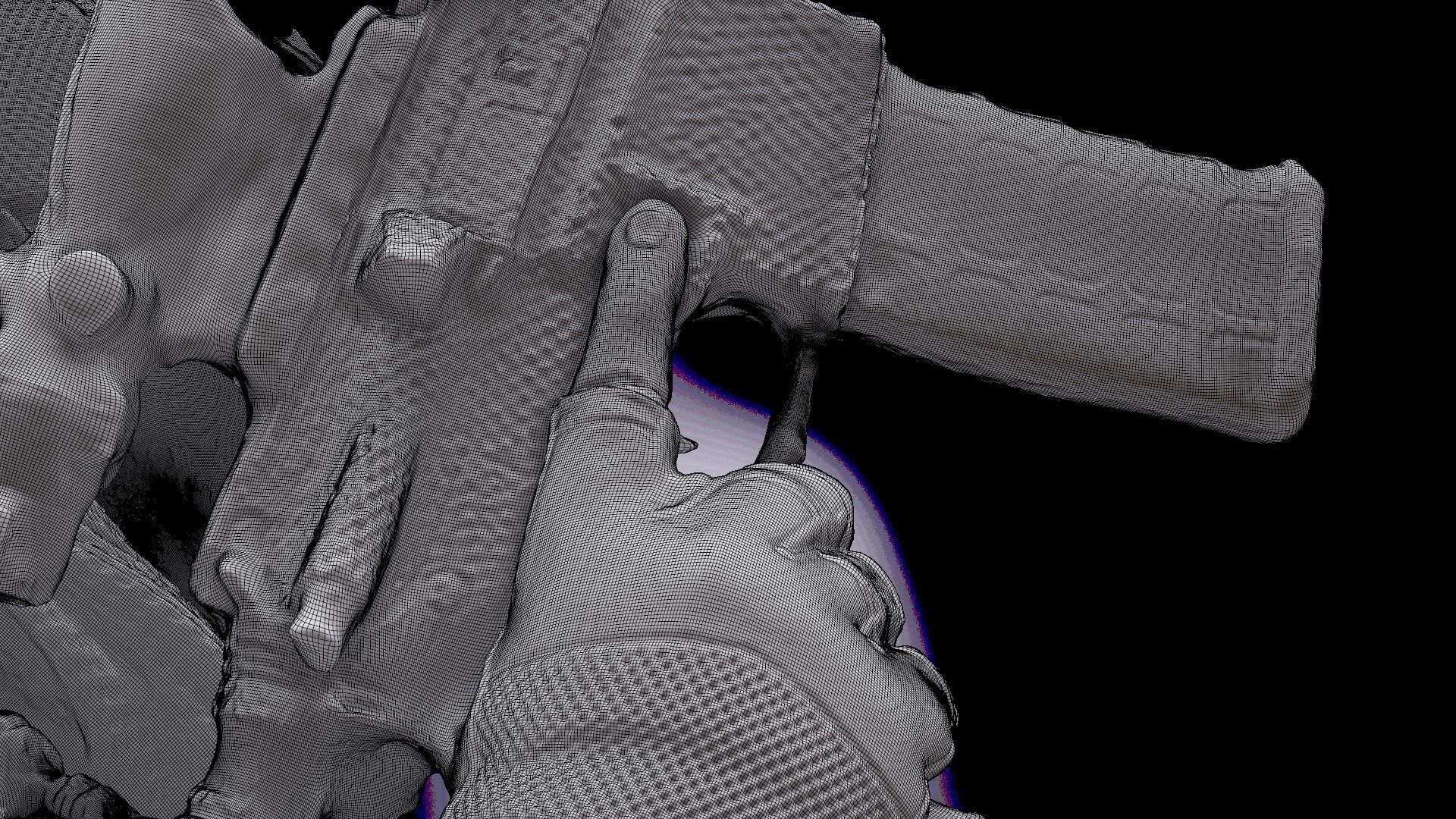 Cleaned 3D Body Scan Luis Donovan Standing 3D model_18