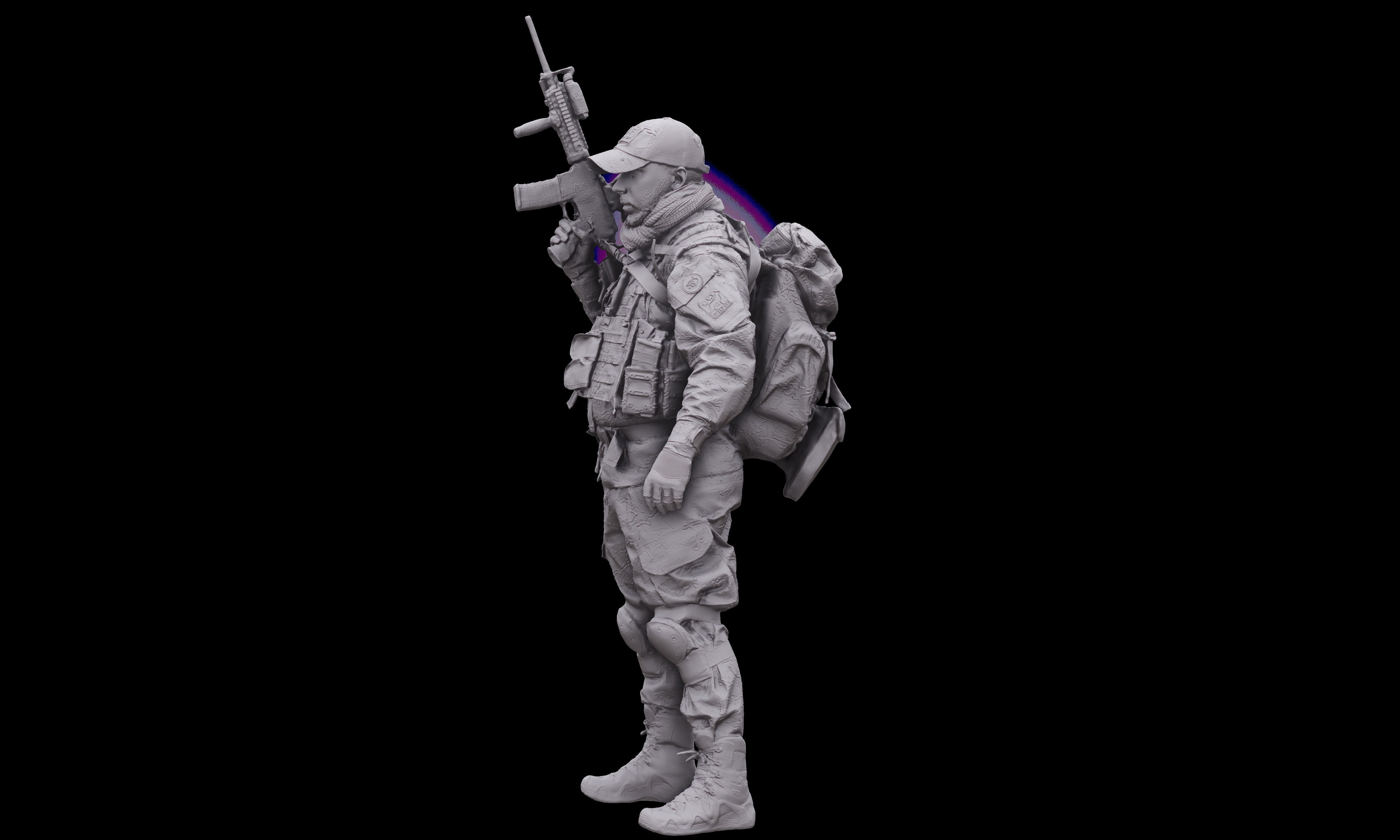 Cleaned 3D Body Scan Luis Donovan Standing 3D model_14