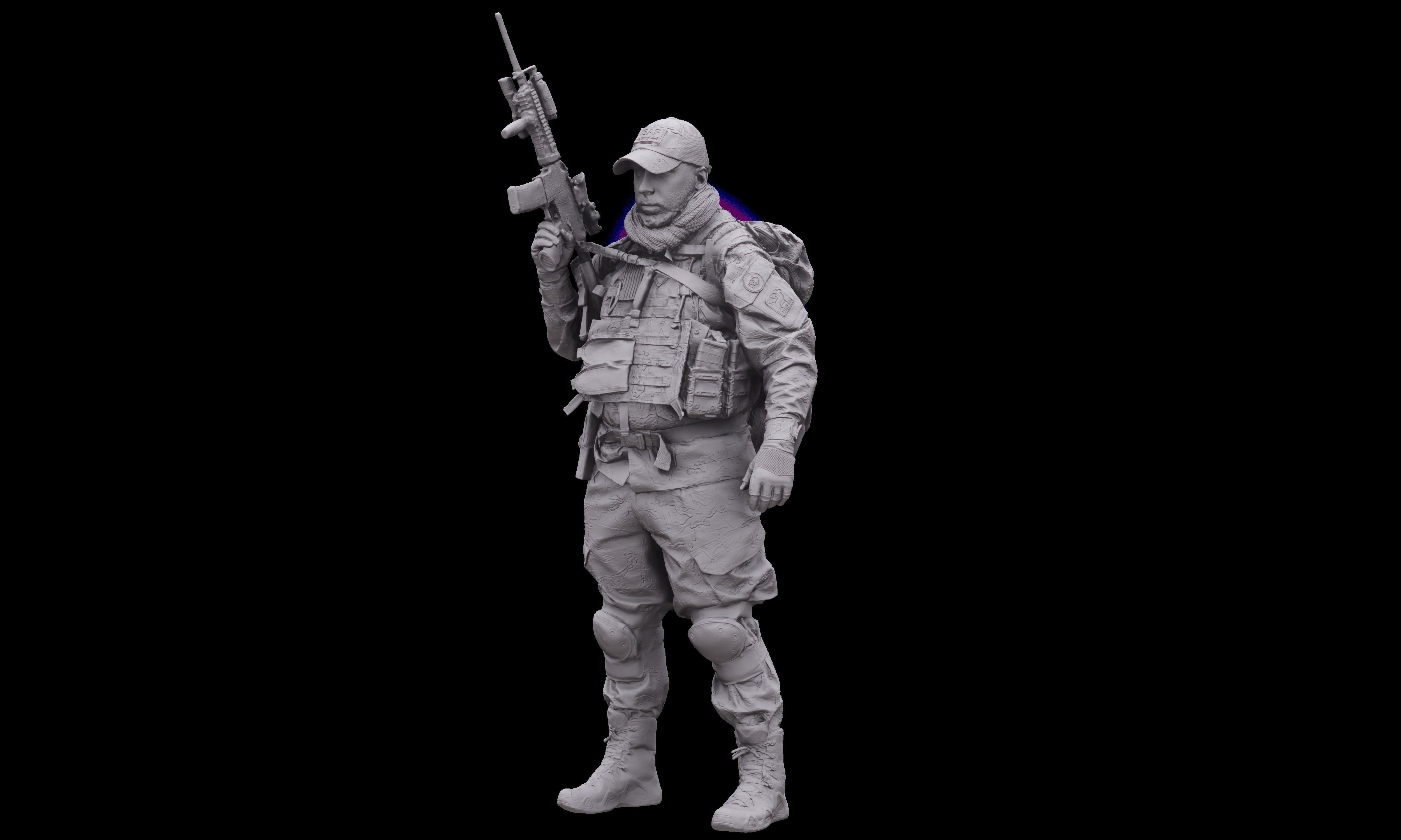 Cleaned 3D Body Scan Luis Donovan Standing 3D model_9