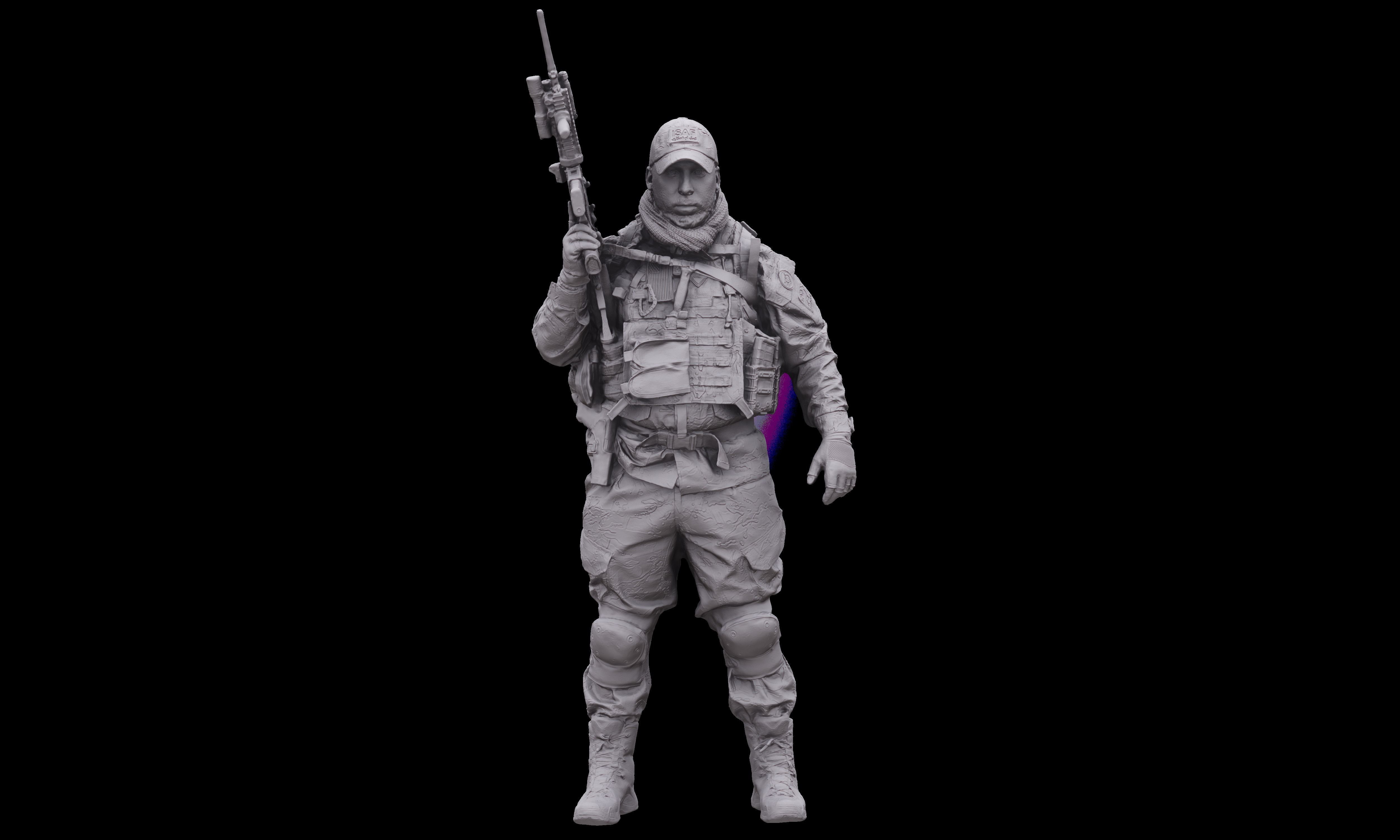 Cleaned 3D Body Scan Luis Donovan Standing 3D model_10