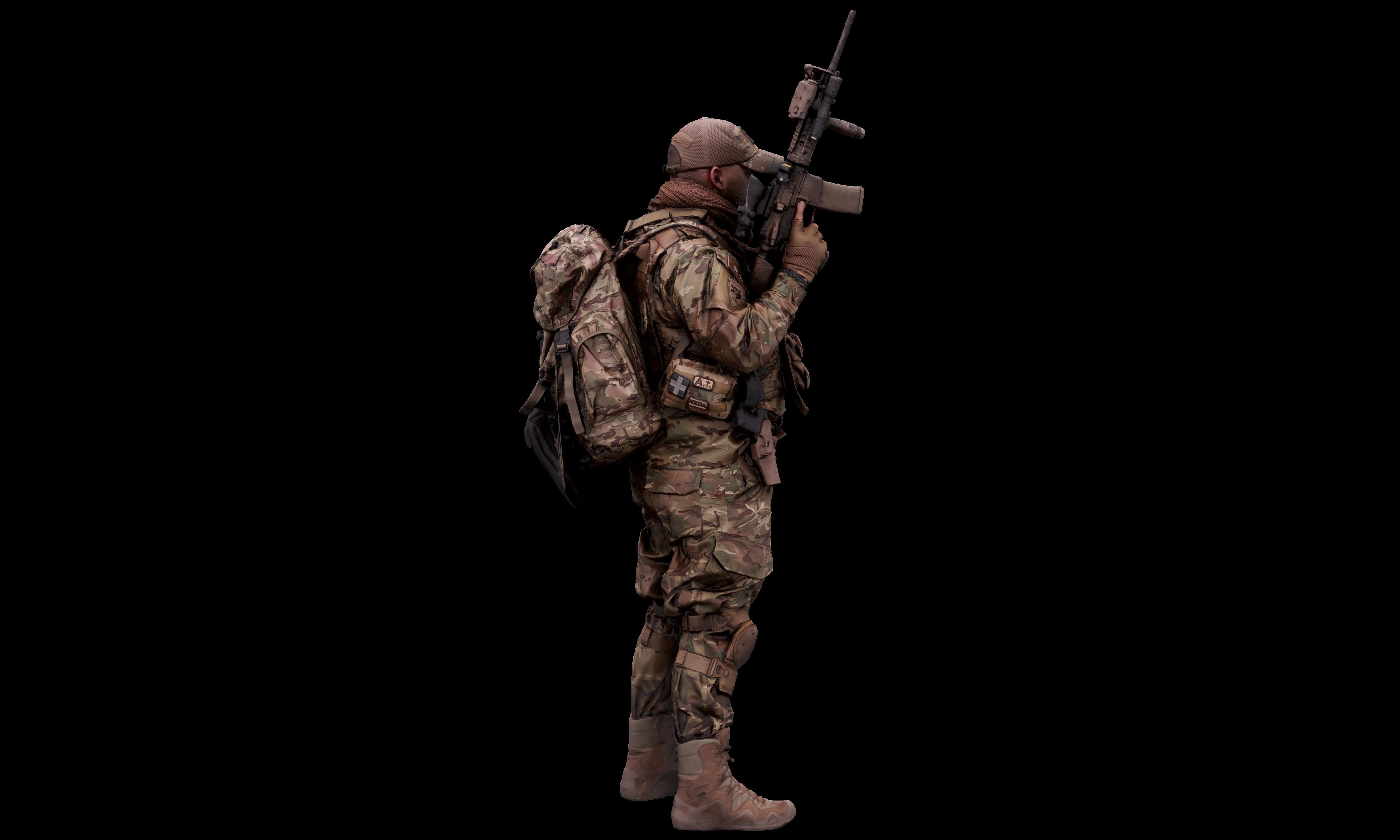 Cleaned 3D Body Scan Luis Donovan Standing 3D model_7