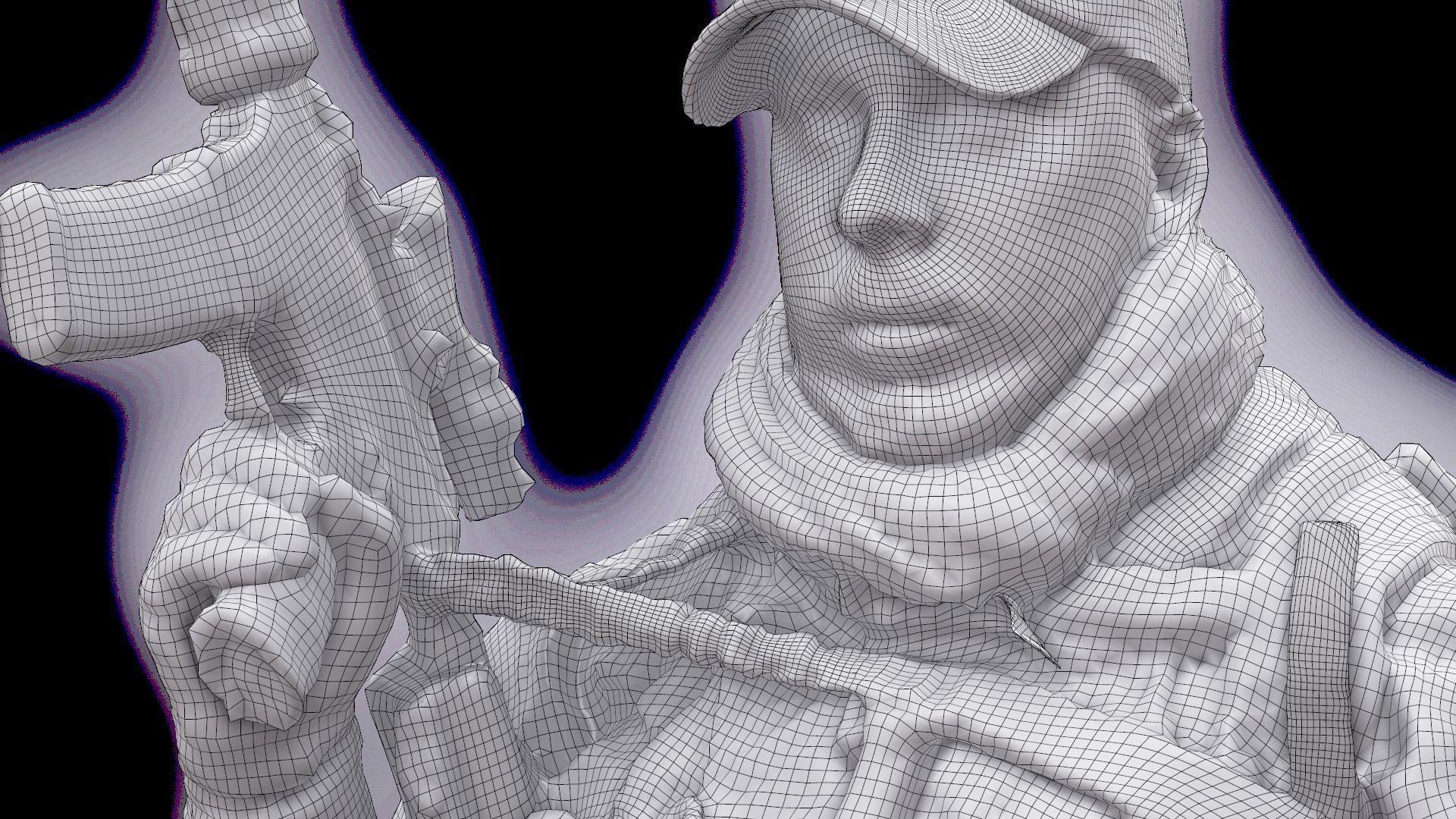 Cleaned 3D Body Scan Luis Donovan Standing 3D model_17