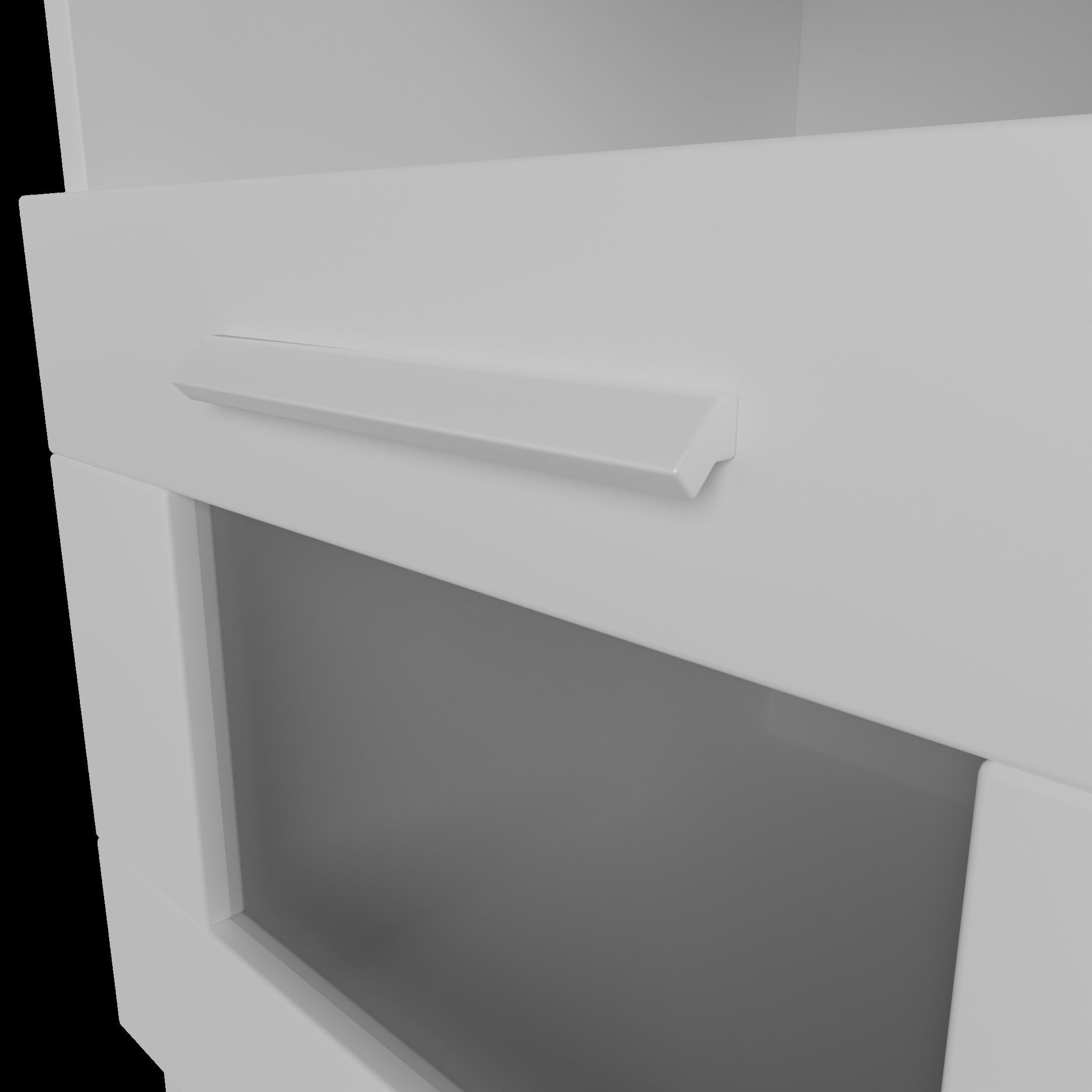 Ikea BRIMNES night table 3D model_4