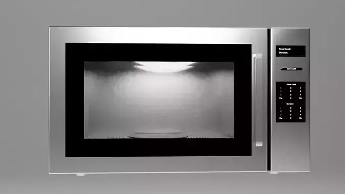 Metal and Steel Microwave Oven
