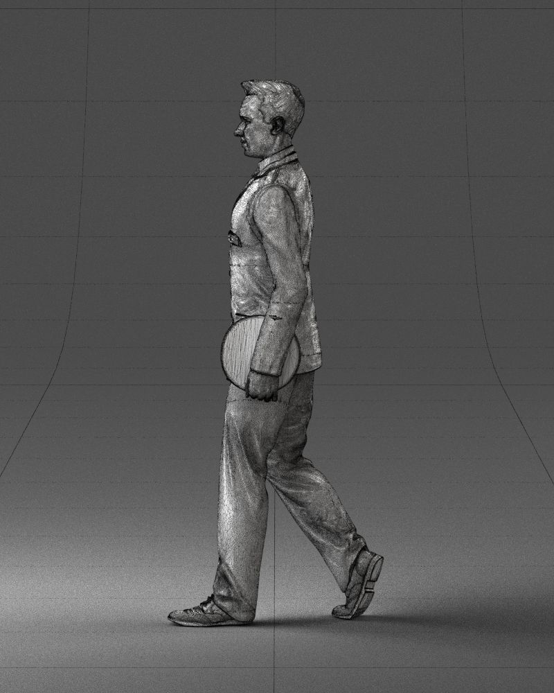 Male pilot in uniform 0296 3D model_26