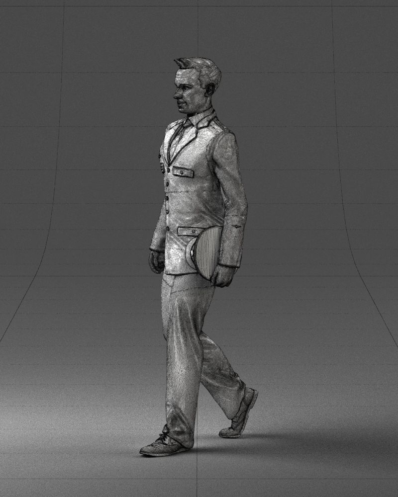 Male pilot in uniform 0296 3D model_29