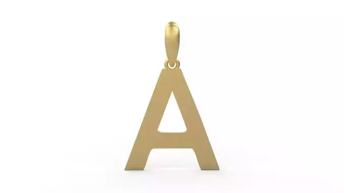 Initial Letters Pendant Berlin Sans A