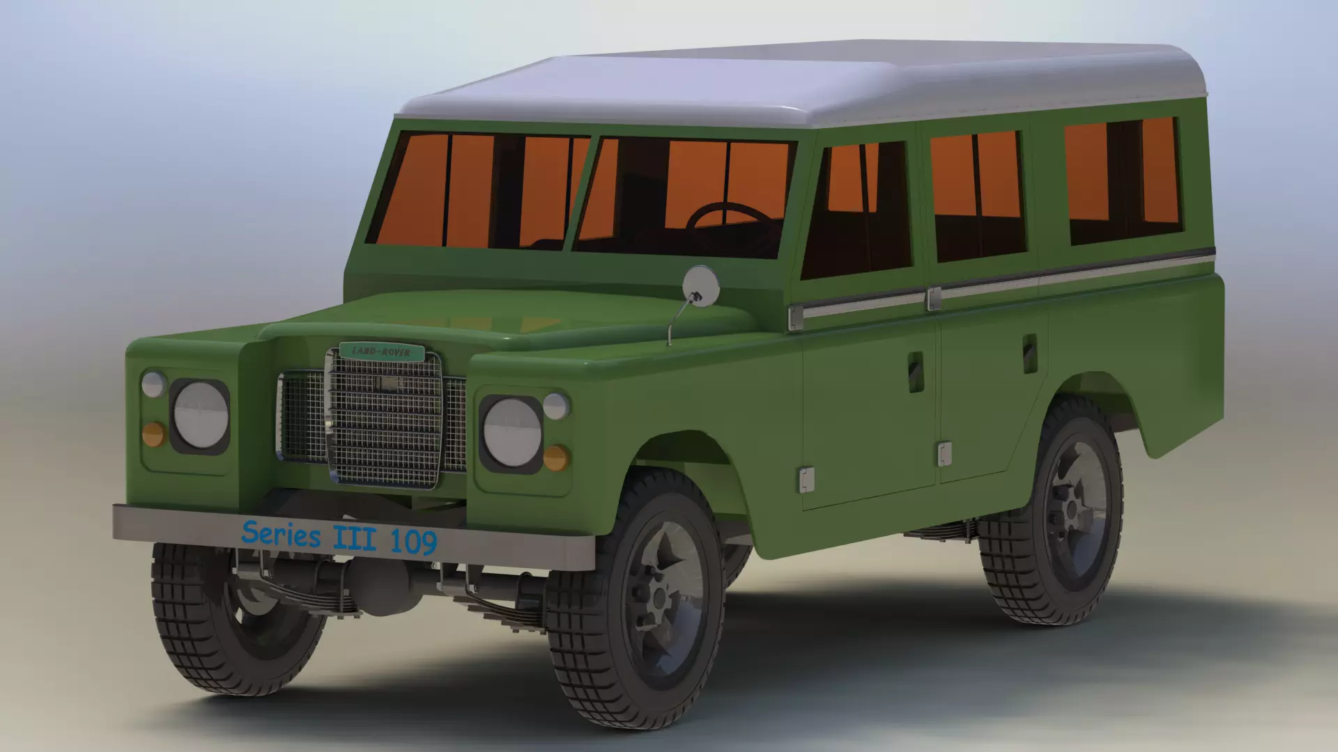 La serie Land Rover 1948-1985 3D print model