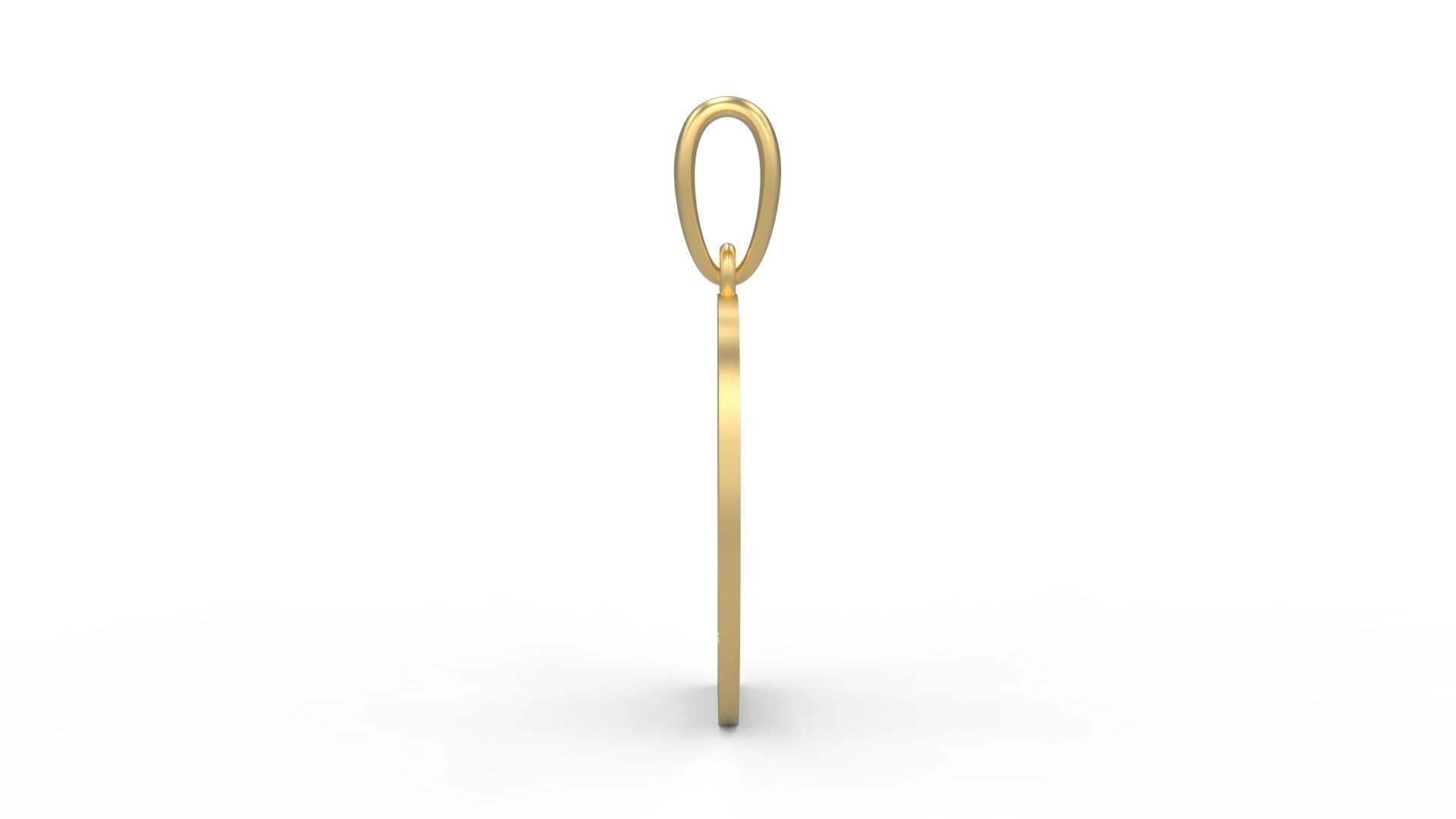 Initial Letters Pendant Berlin Sans D 3D print model_2