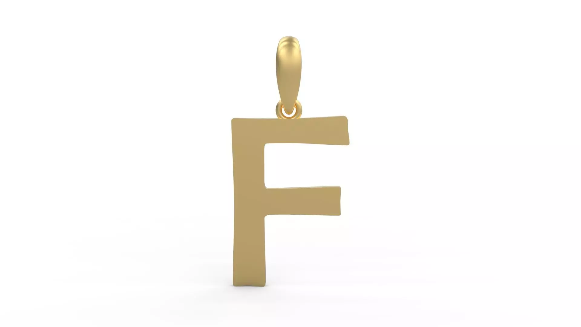 Initial Letters Pendant Berlin Sans F 3D print model_0