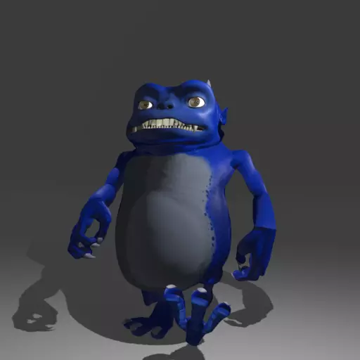 Demon monster Free 3D model