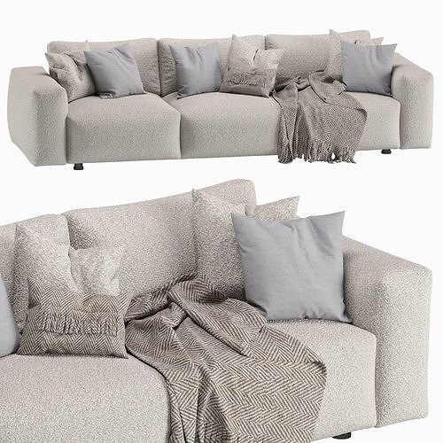 Sofa Dienne Cross 3 seat 3D model