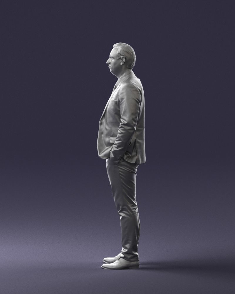 Guy in blue business suit 0467 3D Print Ready 3D print model_10