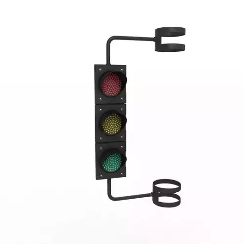 Traffic Light Black 3D model