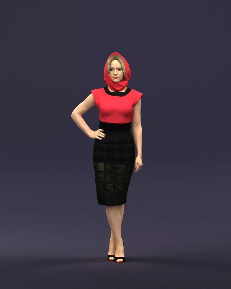 Third woman 0428 3D model