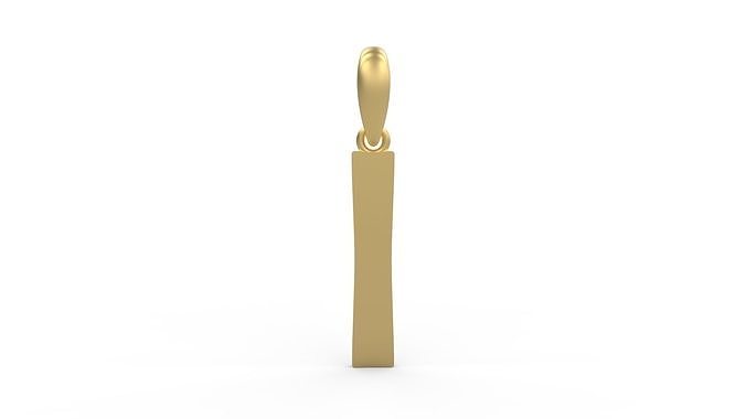 Initial Letters Pendant Berlin Sans I 3D print model
