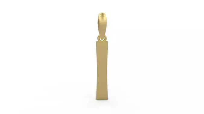 Initial Letters Pendant Berlin Sans I 3D print model