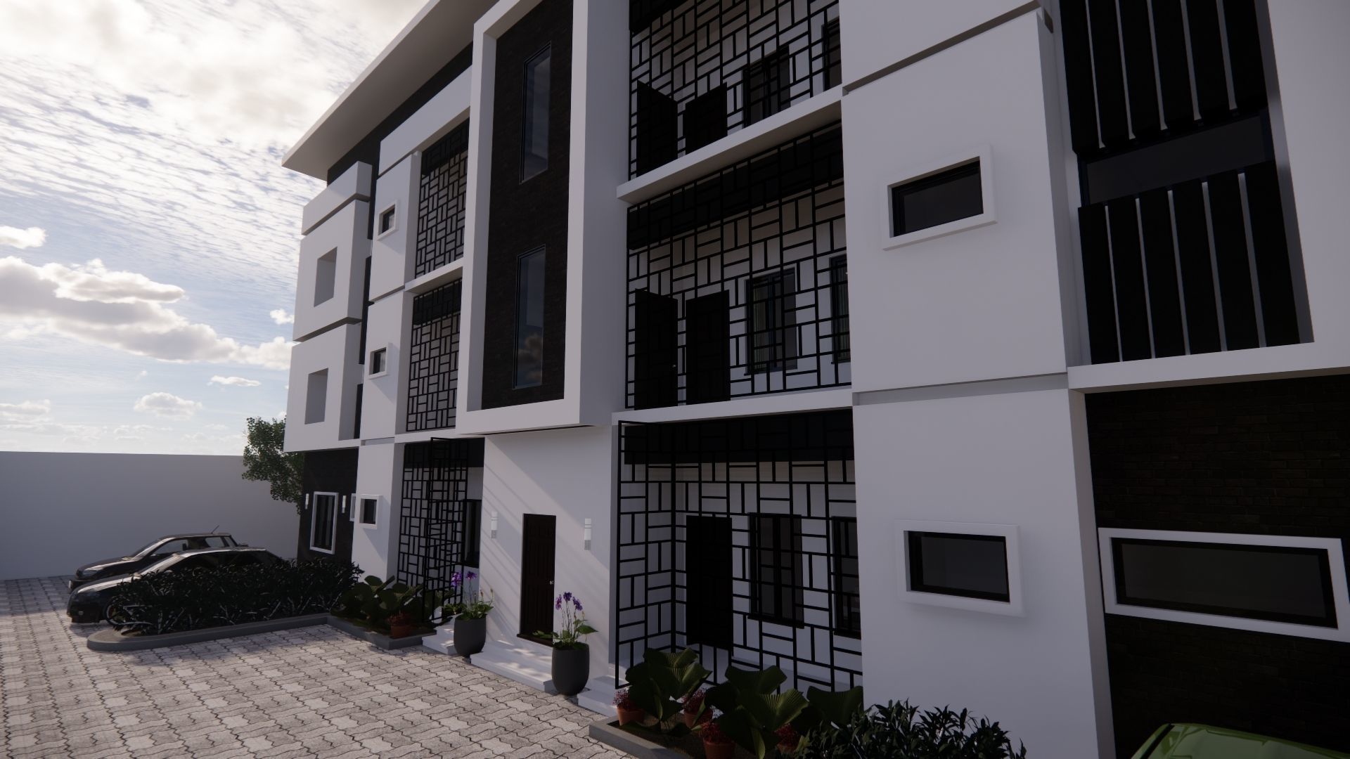 6 UNIT 2 BEDROOM PROPERTY DESIGN 3D model_5