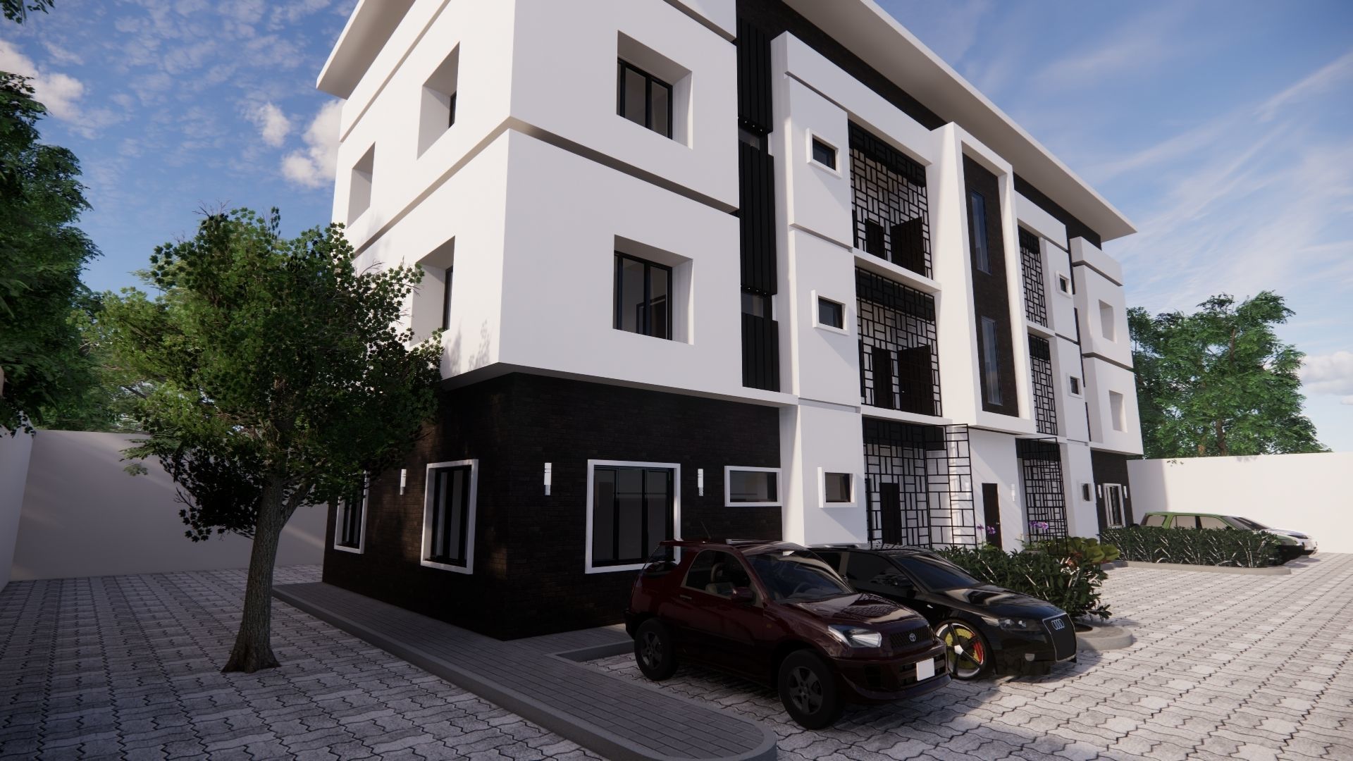 6 UNIT 2 BEDROOM PROPERTY DESIGN 3D model_6