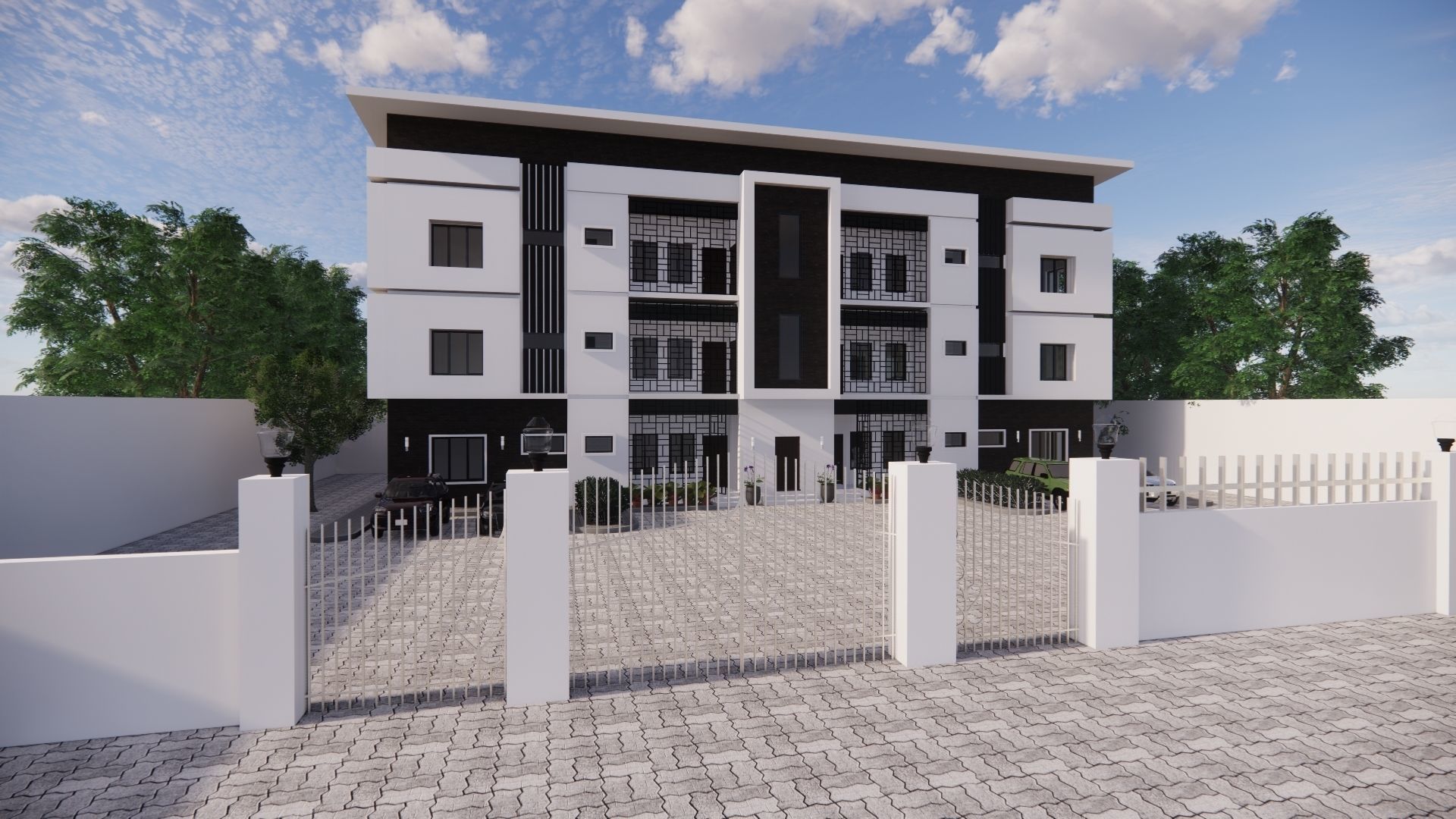 6 UNIT 2 BEDROOM PROPERTY DESIGN 3D model_4