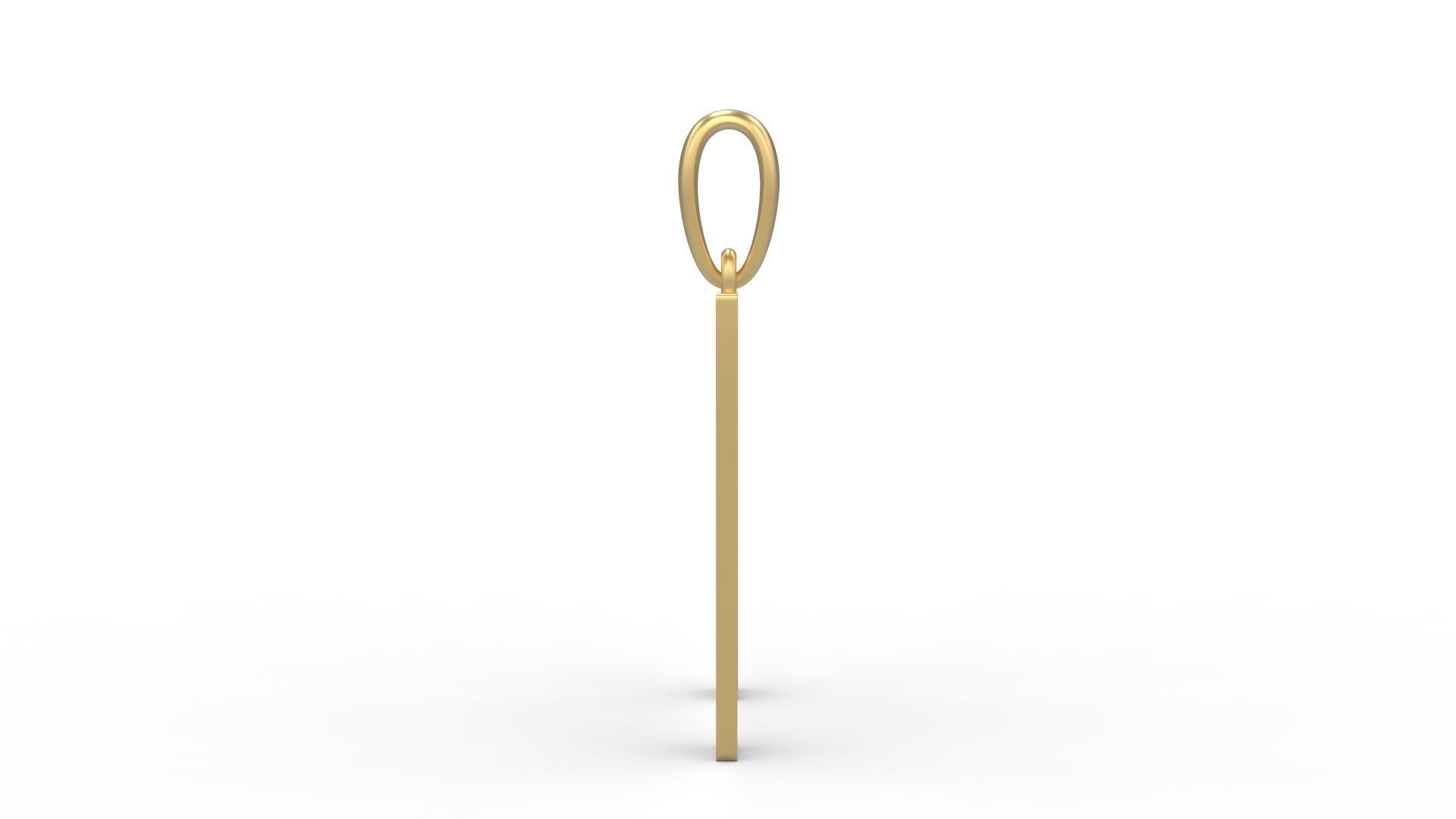 Initial Letters Pendant Berlin Sans N 3D print model_2