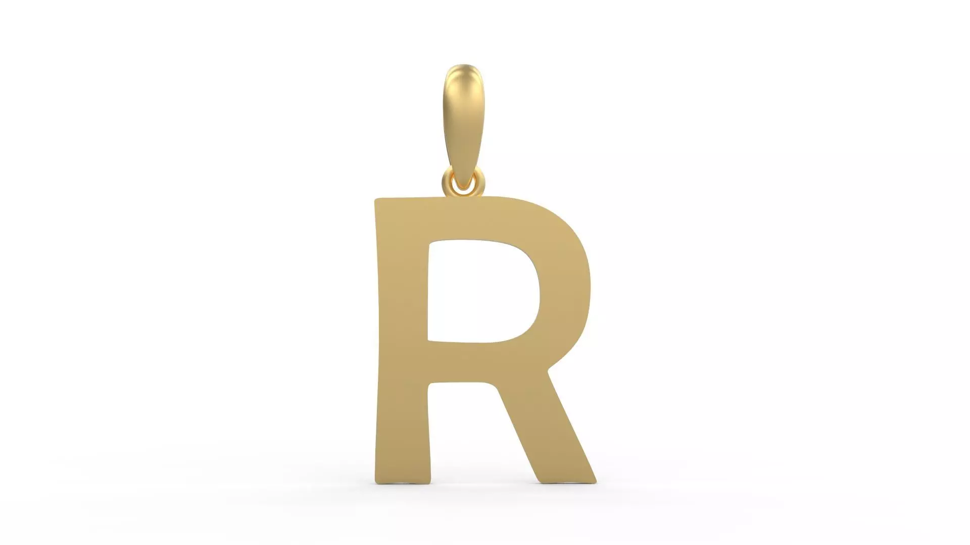 Initial Letters Pendant Berlin Sans R 3D print model_0