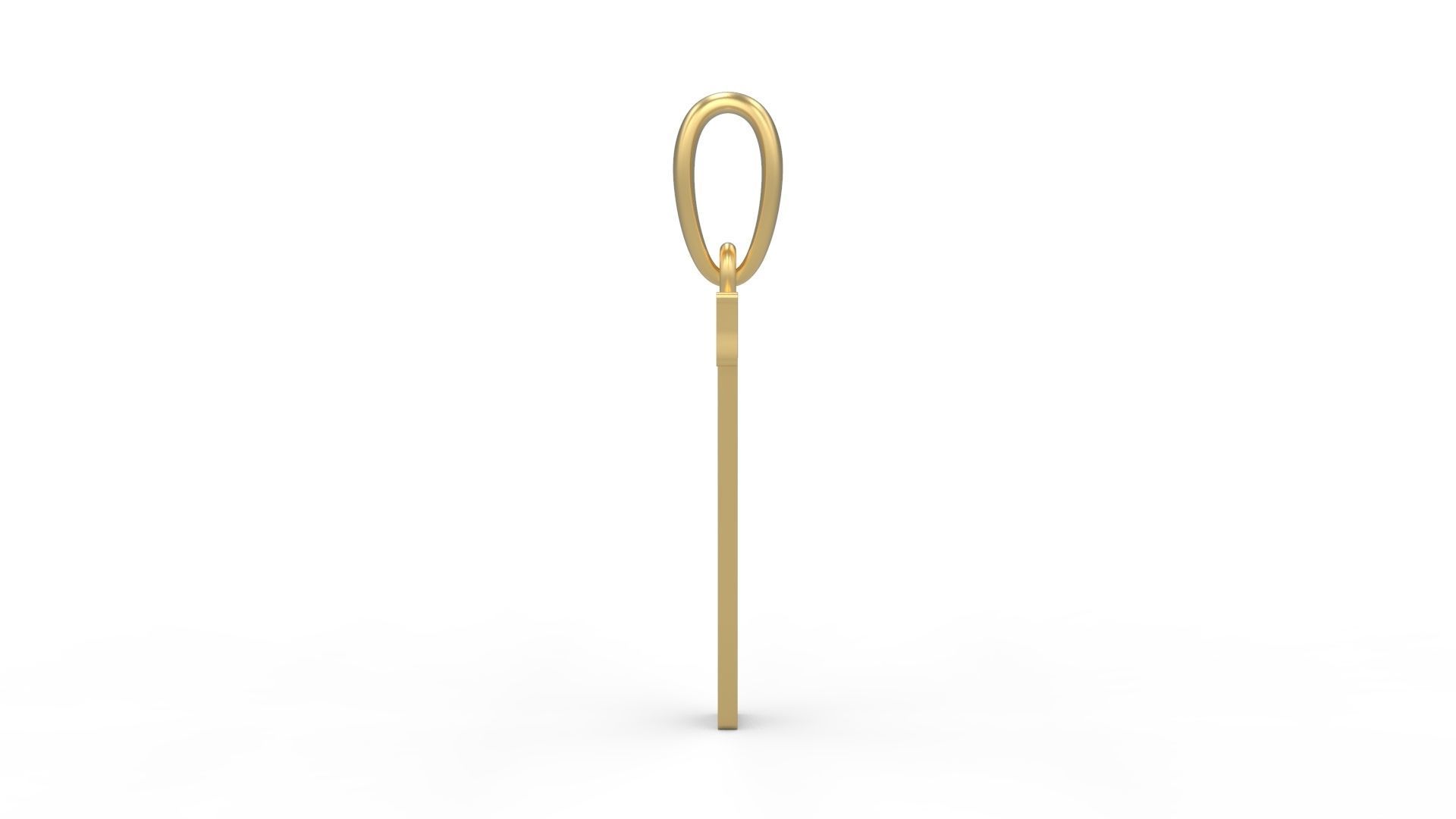 Initial Letters Pendant Berlin Sans T 3D print model_2