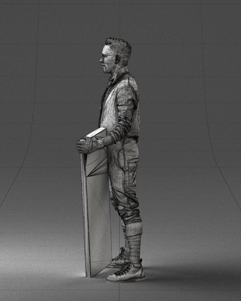 000248 Man with Keyboard Realistic Musician Character 0118 3dp 3D print model_26