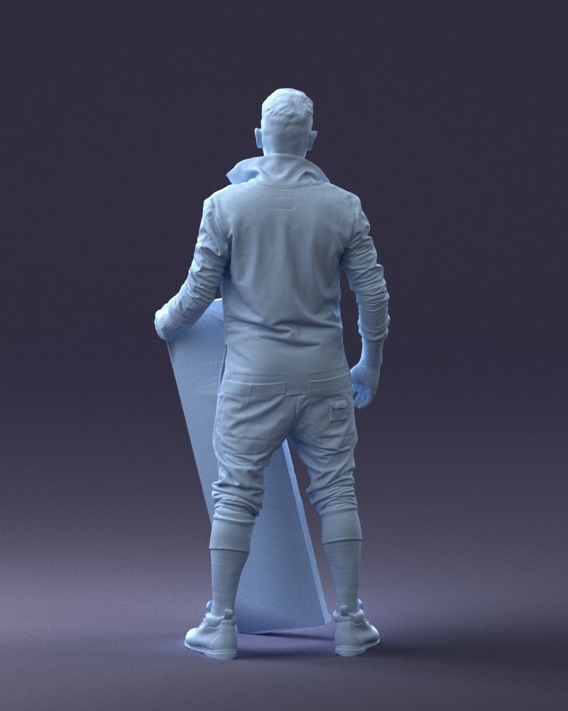 000248 Man with Keyboard Realistic Musician Character 0118 3dp 3D print model_19