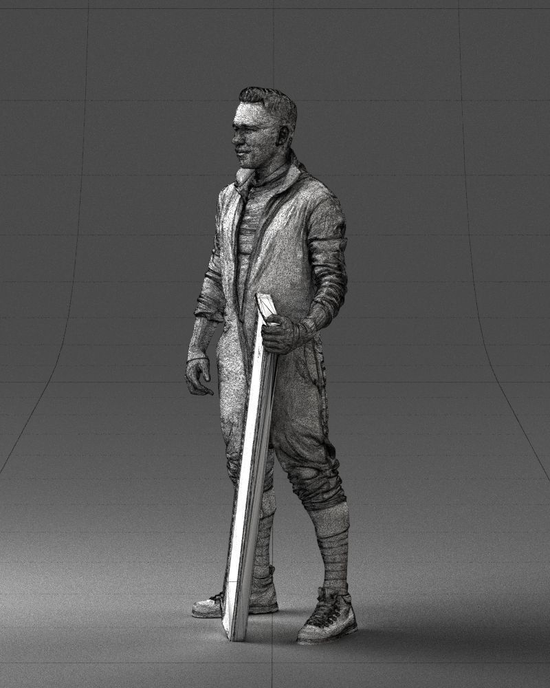 000248 Man with Keyboard Realistic Musician Character 0118 3dp 3D print model_29