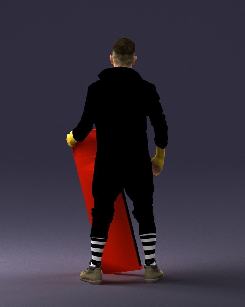 000248 Man with Keyboard Realistic Musician Character 0118 3dp 3D print model_18