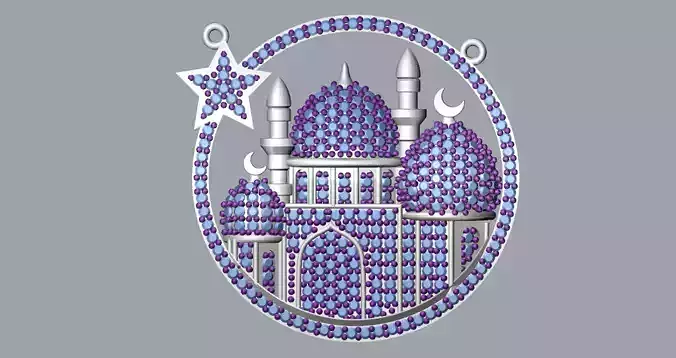  mosque pendant