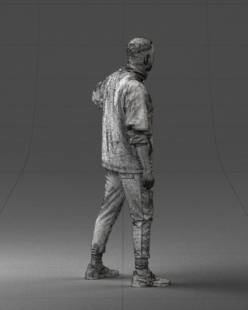 000249 Man with Tambourine 0118 3dp 3D print model_17