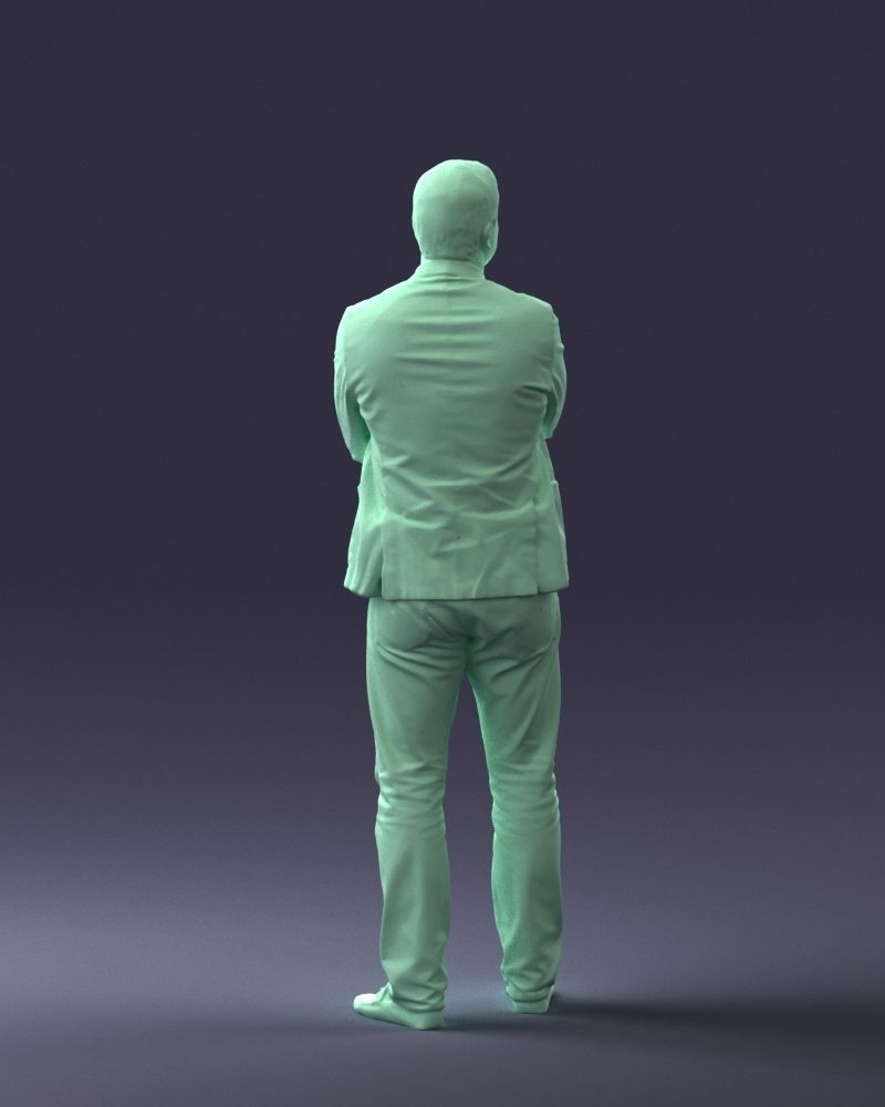 000131 Confident Man in Casual Business Attire 3dp 3D print model_19