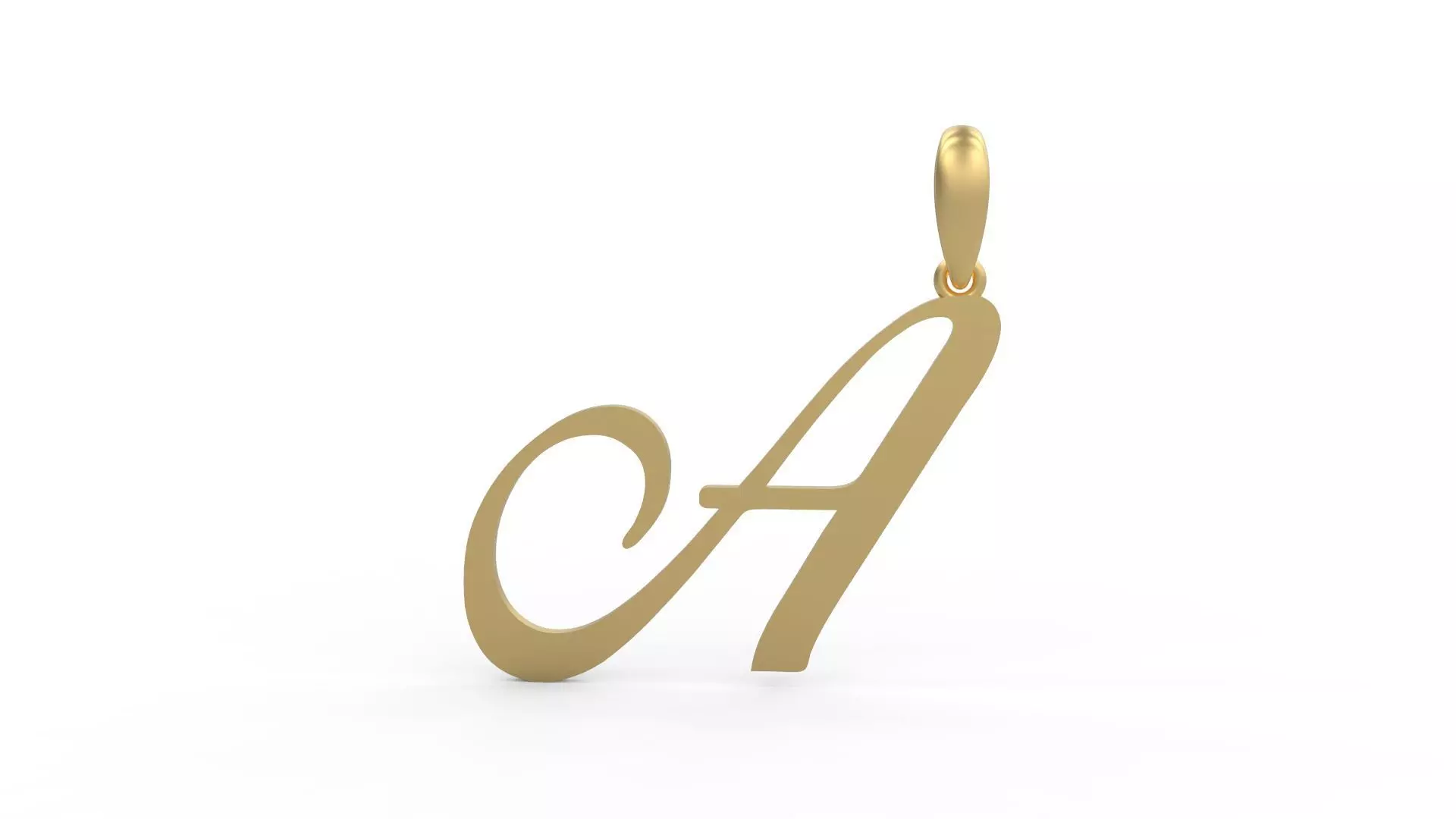 Initial Letters Pendant Birds of Paradise A 3D print model