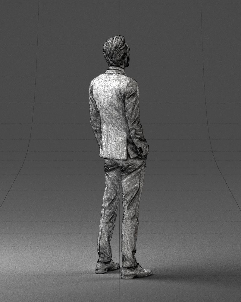 Man in a business suit 0297 3D Print Ready 3D print model_18