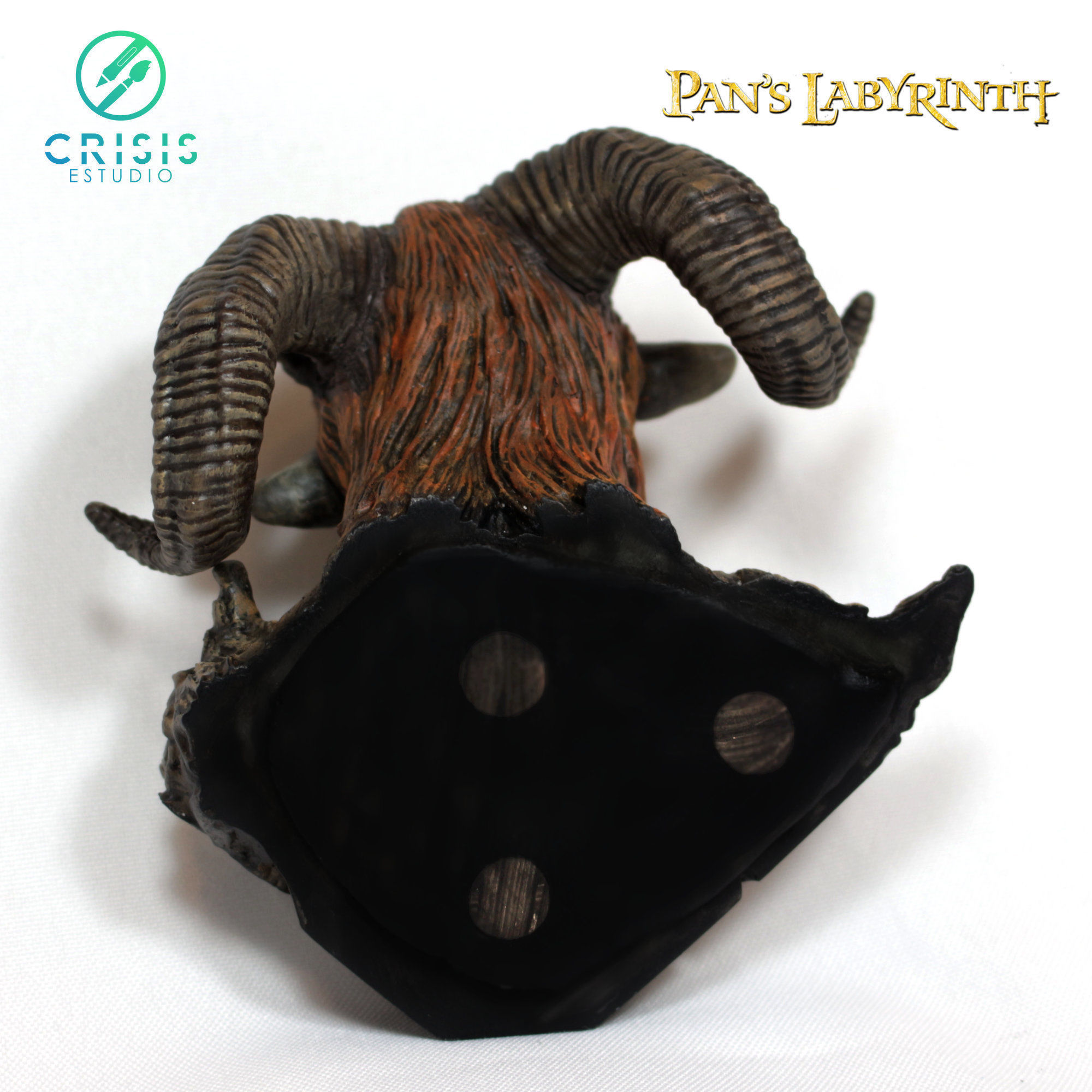 Pans Labyrinth Faun 3d Magnet Bust 3D print model_6