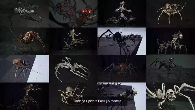 Undead Spiders Pack