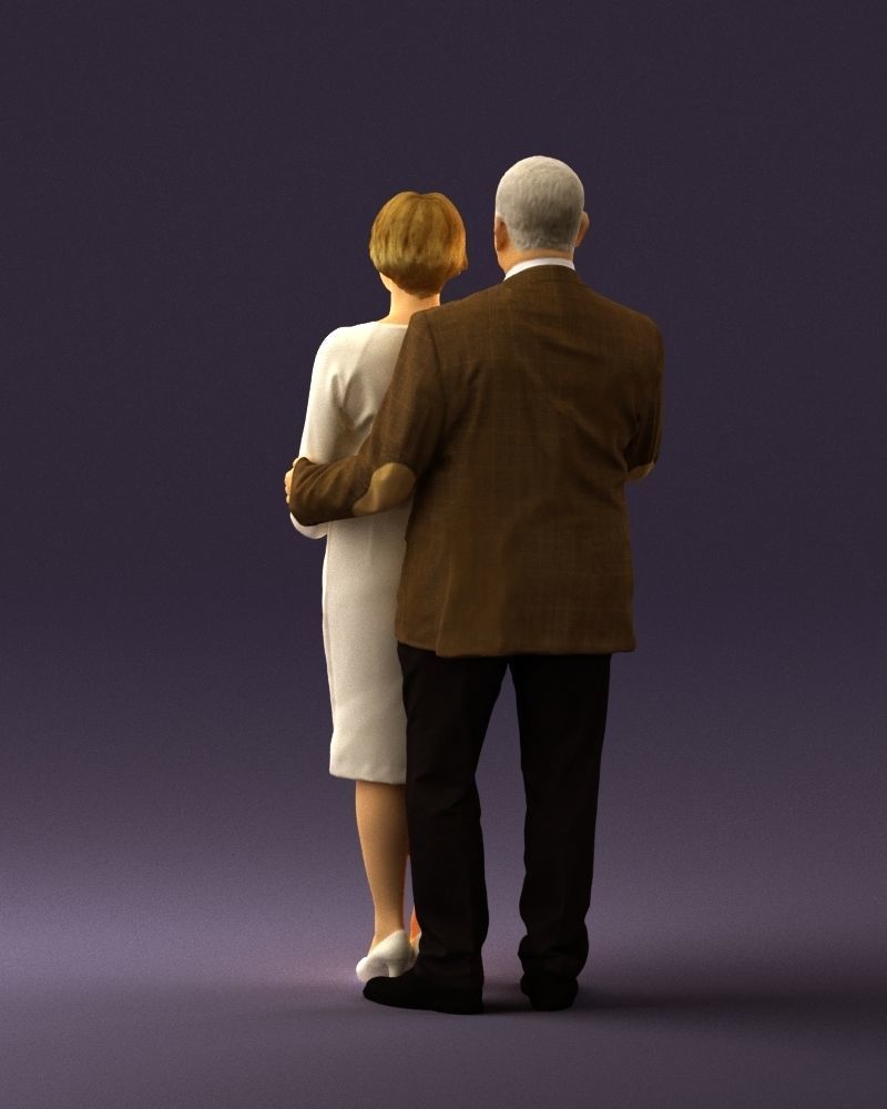 Man and woman together 0562 3D Print Ready 3D print model_18