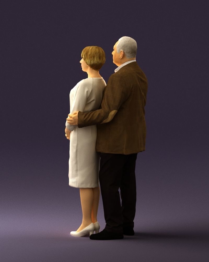 Man and woman together 0562 3D Print Ready 3D print model_21