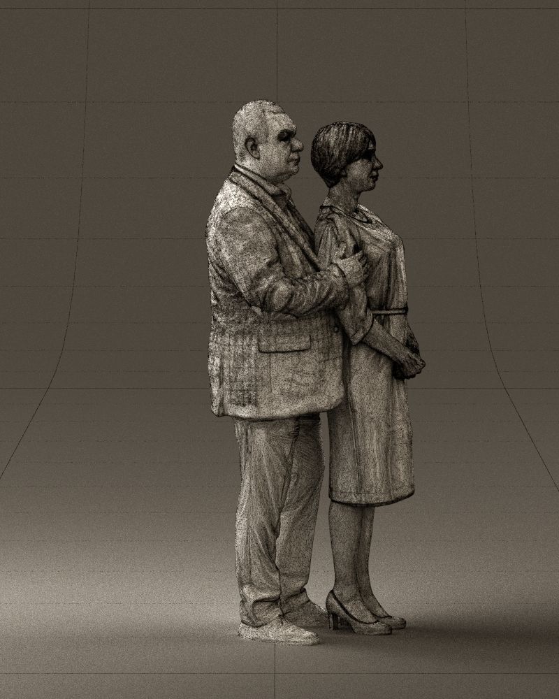 Man and woman together 0562 3D Print Ready 3D print model_11