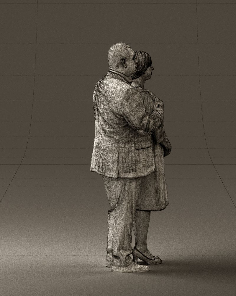 Man and woman together 0562 3D Print Ready 3D print model_14