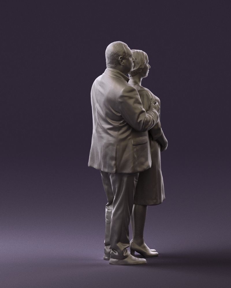 Man and woman together 0562 3D Print Ready 3D print model_13