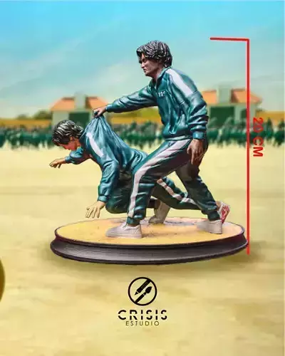 Squid Game Scene  diorama 3d print ready