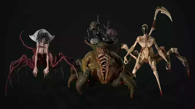 Boss Pack 1 3D Model Collection