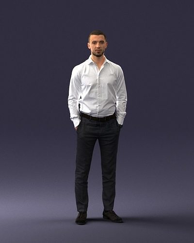 Office man 0116-1 3D Print Ready 3D print model